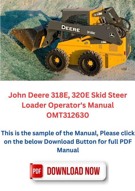 john deere 318e skid steer service manual|john deere service manuals.